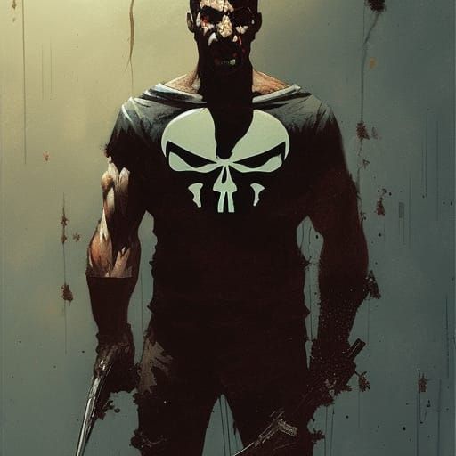 Punisher - AI Generated Artwork - NightCafe Creator