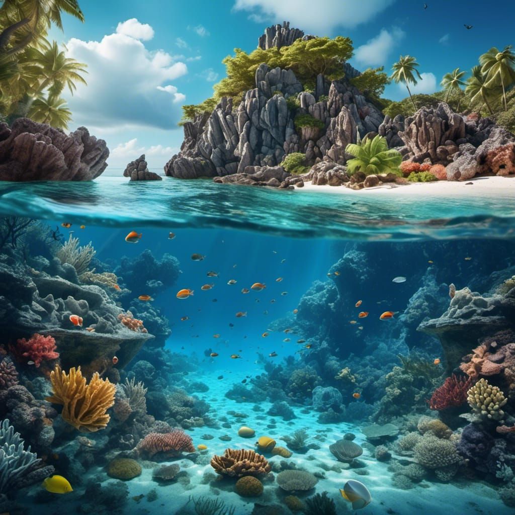 Under water view