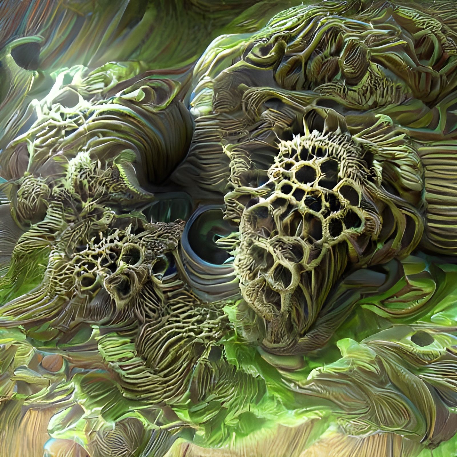 Fractal landscape - AI Generated Artwork - NightCafe Creator