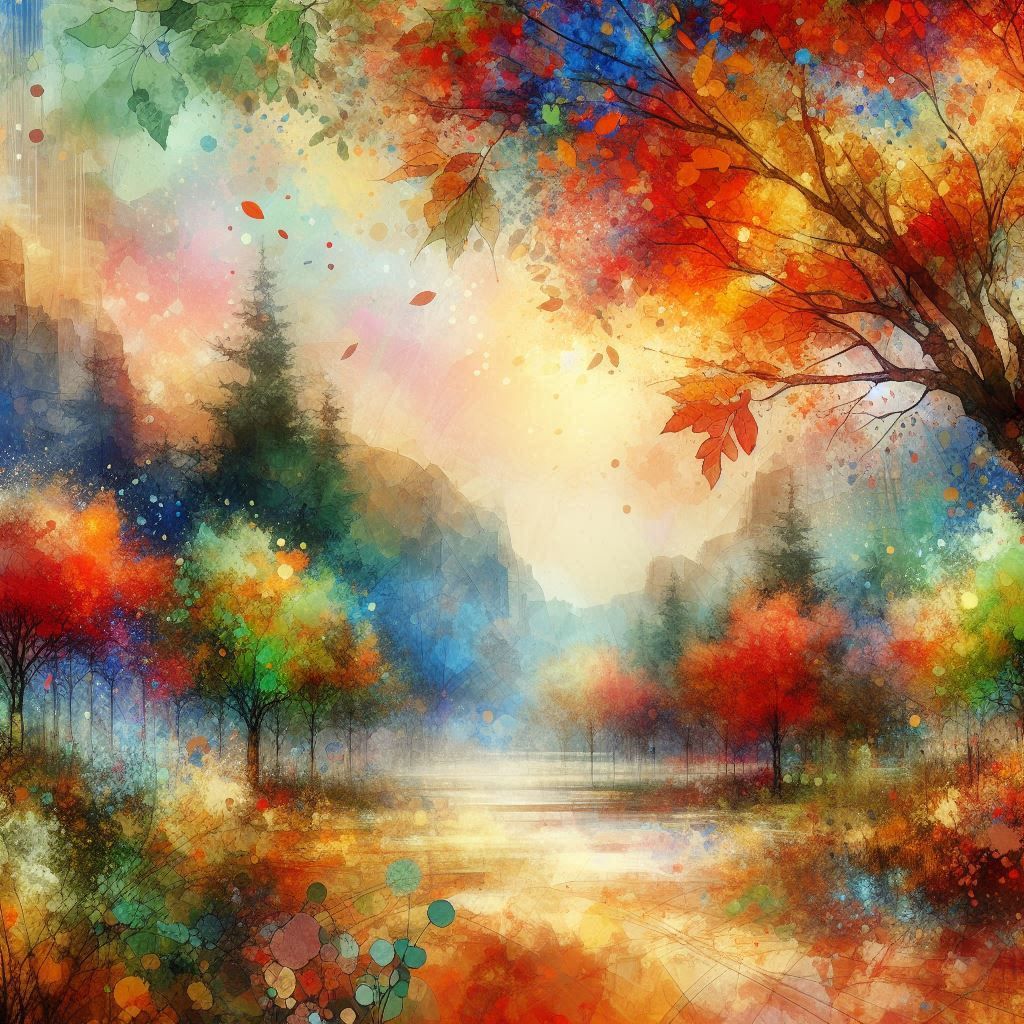 double exposure beautiful fantasy DALL-E 3 portrait landscap...