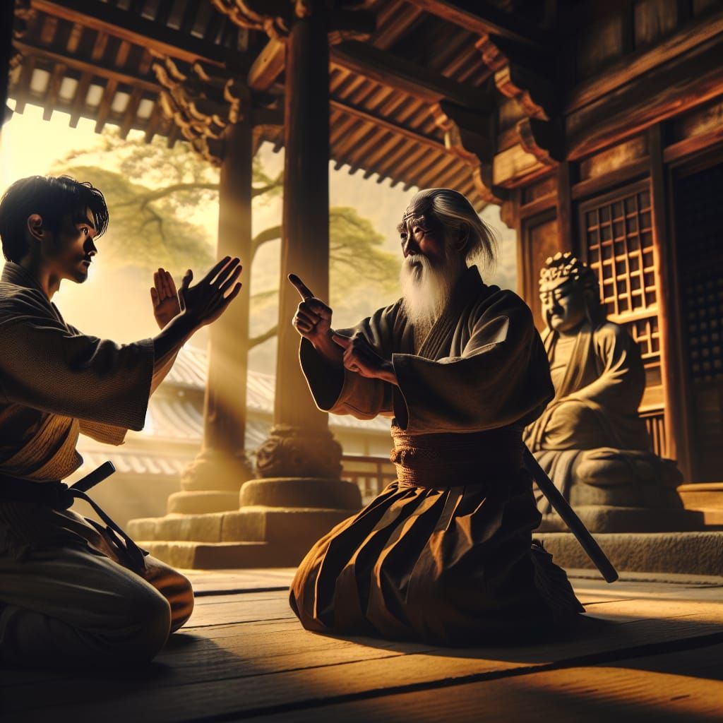 Patience, Young Grasshopper  by @Galfrid Brumfield