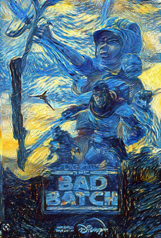 star wars bad batch season 2 starry night