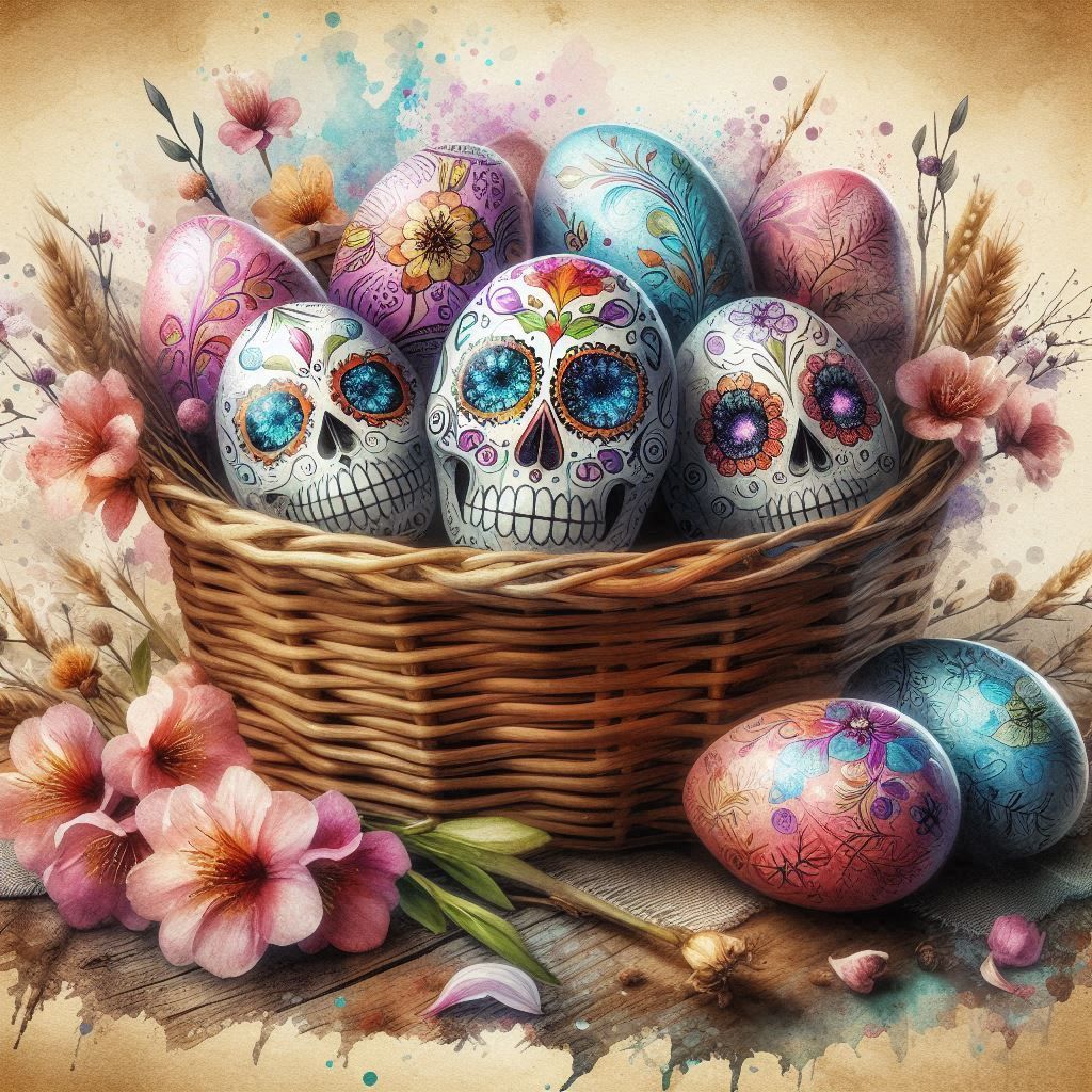 Sugar Skull Eggs