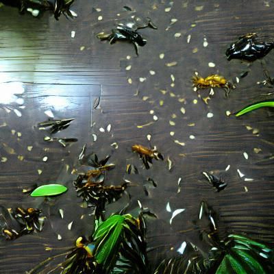 Endless sea of chittering insects.