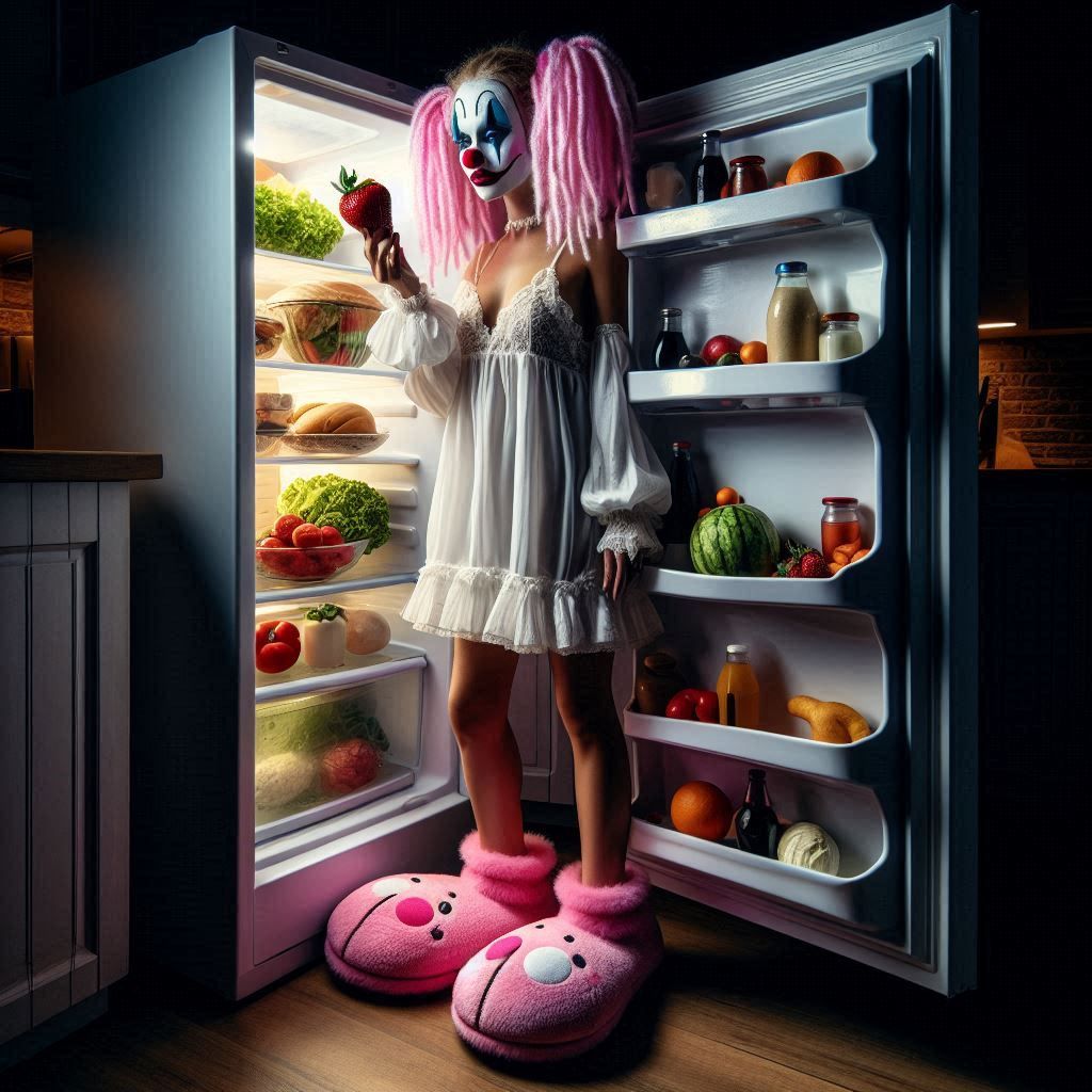 Pinky the Clown Midnight Snack