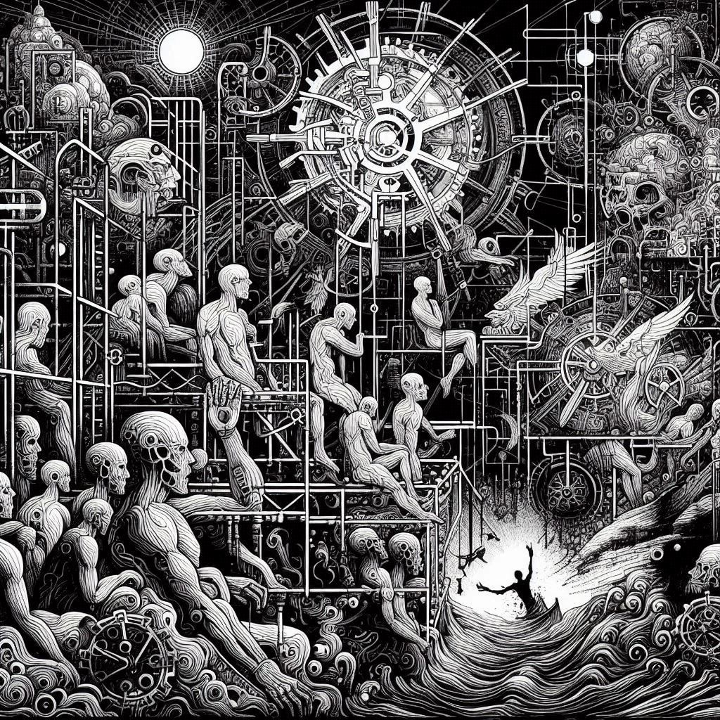 The greater the tendency to integrate man into mechanical an...