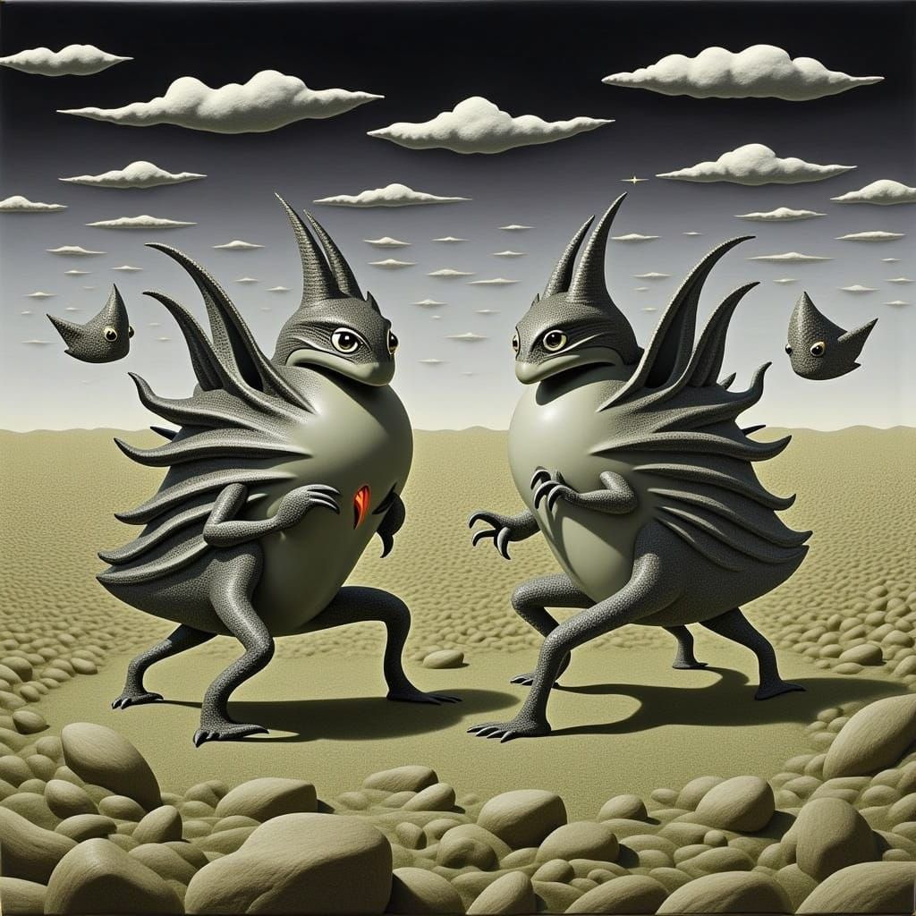 <lora:BLACK BEACH:1.0> Ready to fight 