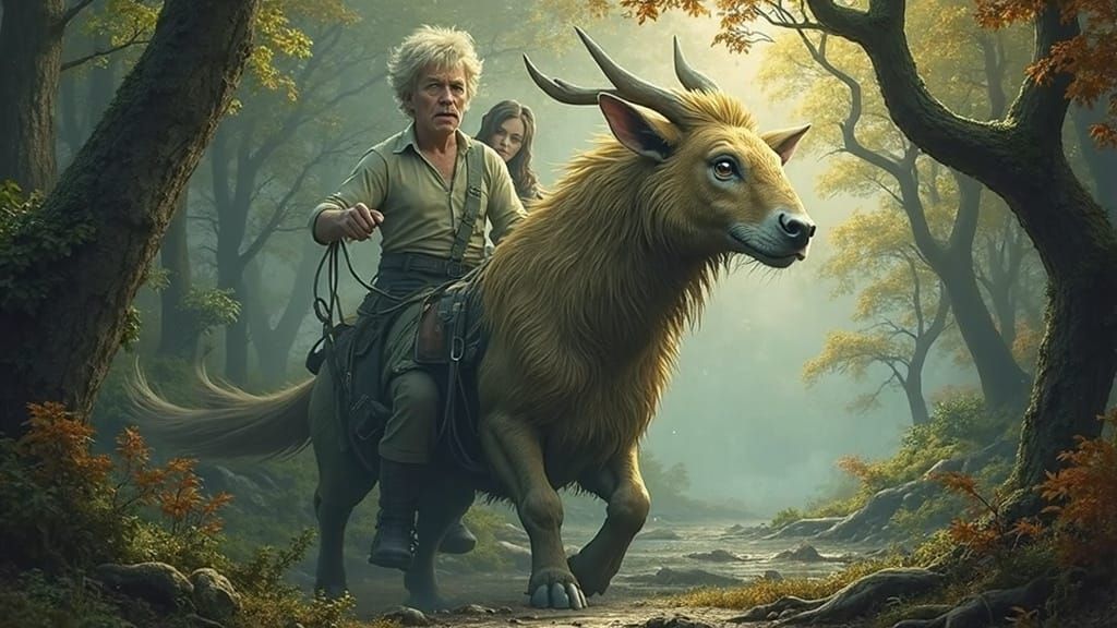 Funny Sketch Cartoon Effect in Digital Pen-and-Ink Style