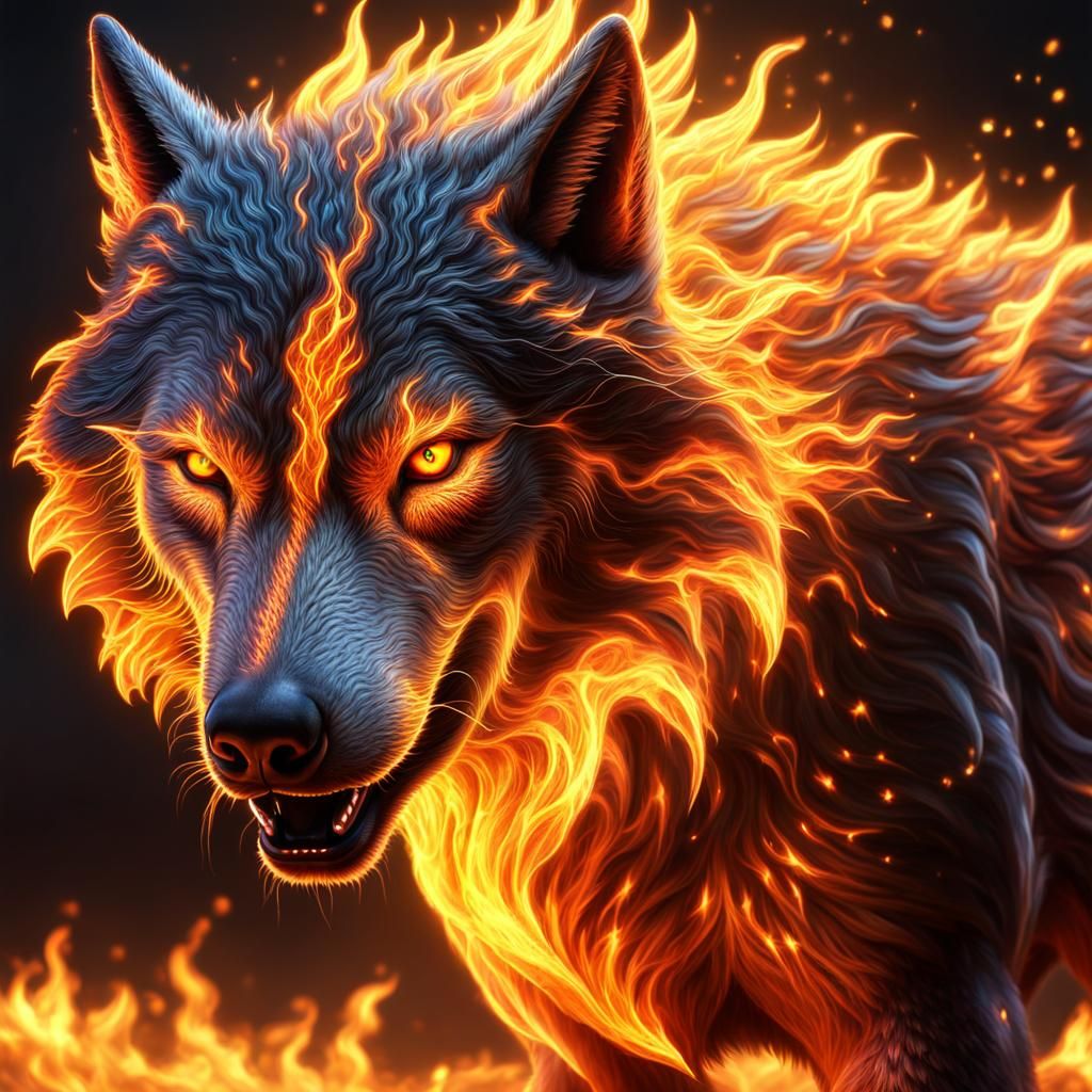 Firewolf  by @ukcburnsy
