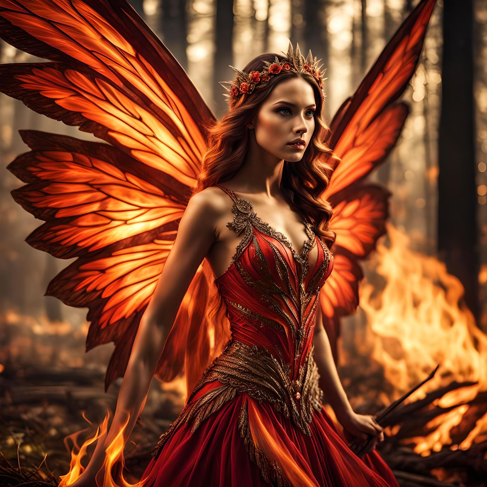 Pyro Fairy  by @Matriximp