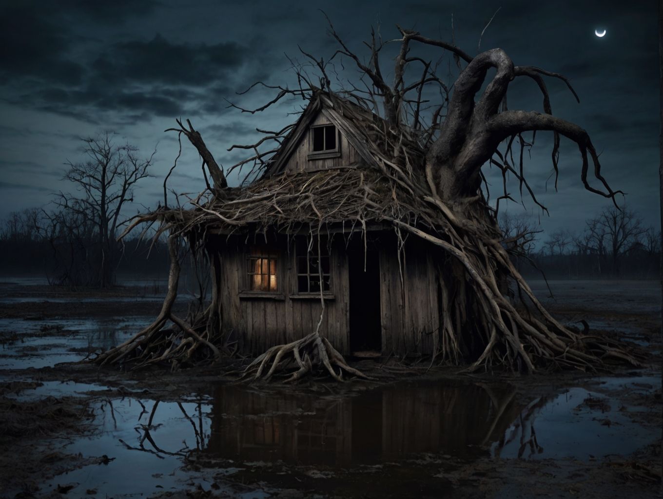 Swamp Tree Hut