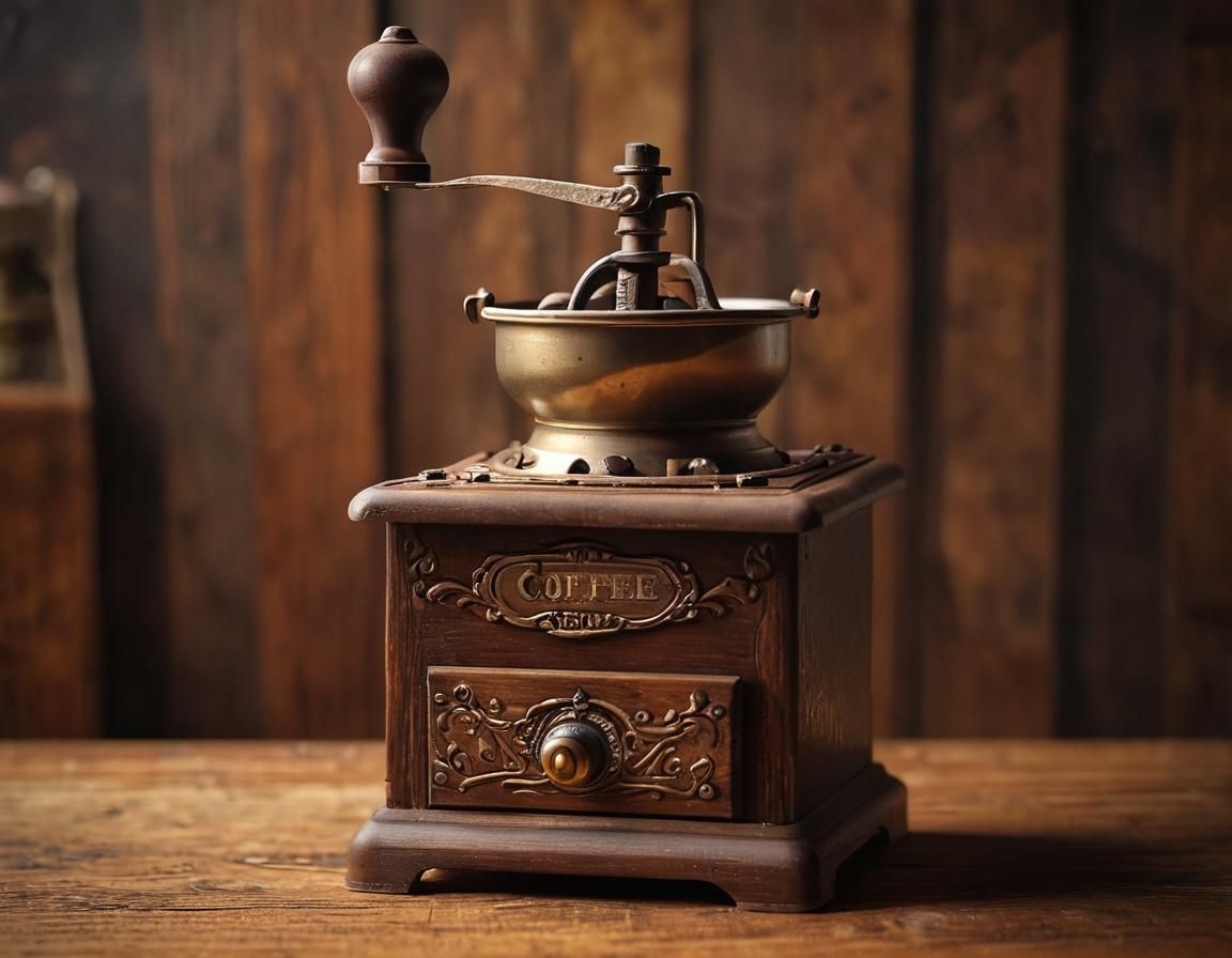 vintage industrial grinder