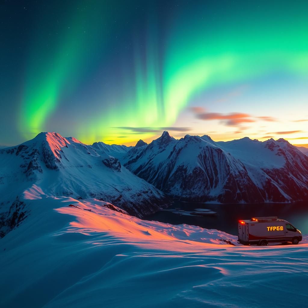Aurora over Lofoton