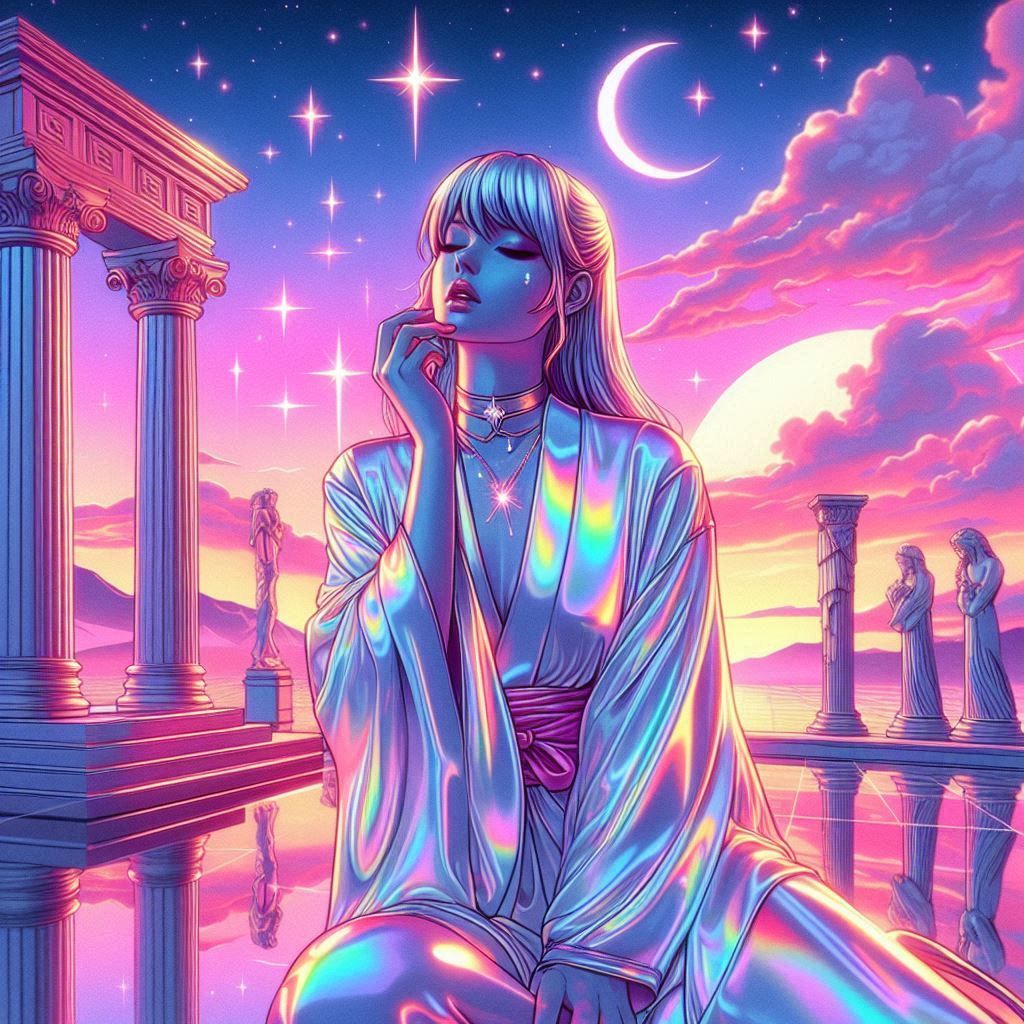 hajime sorayama 80s retro futurism sci-fi vintage concept co...