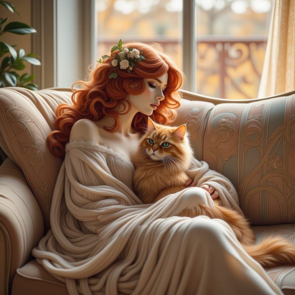 <lora:Art Nouveau:1.0>