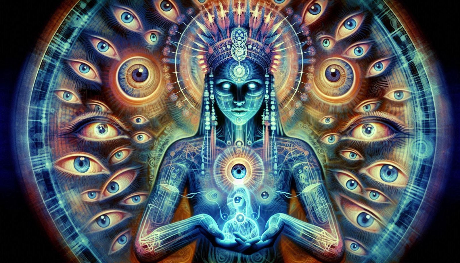 Young Female Clairvoyant Shaman