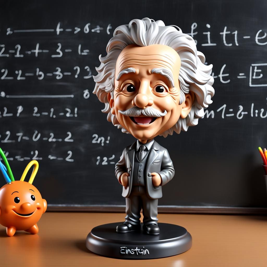 Einstein Bobblehead  by @Yulia 