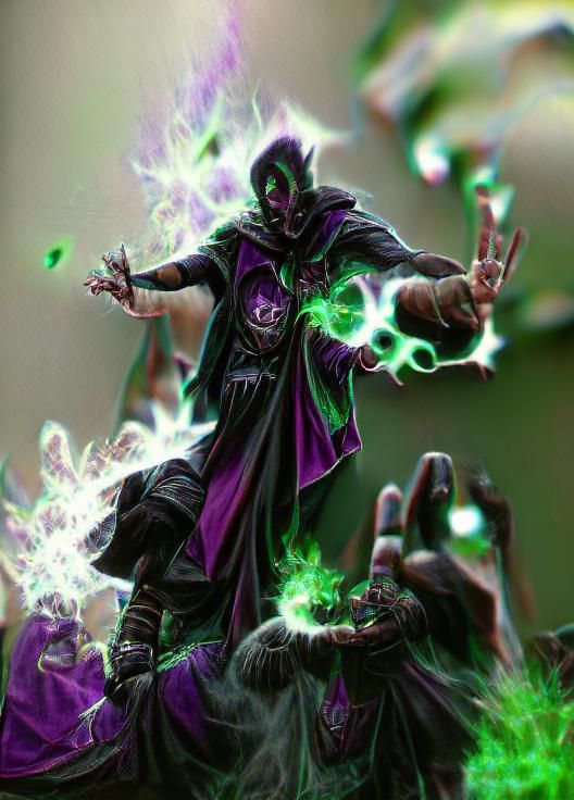 Warlock - AI Generated Artwork - NightCafe Creator