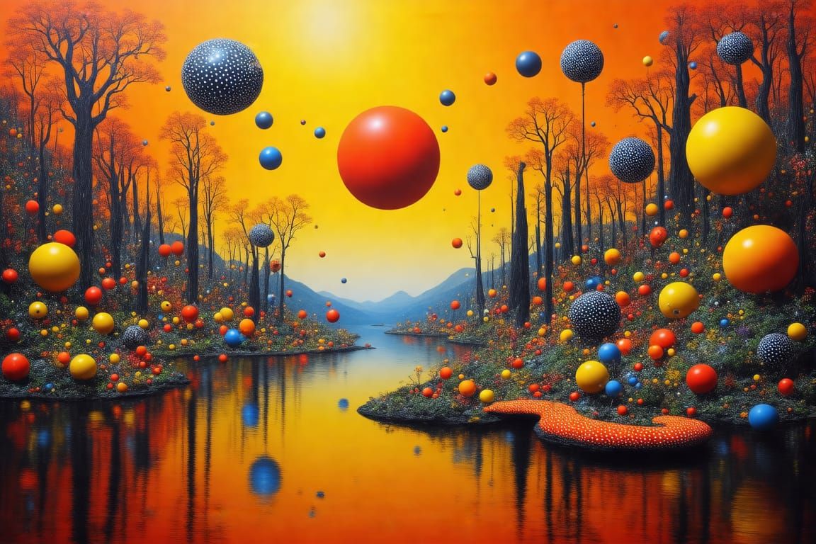 A Swarm of Warm Hues