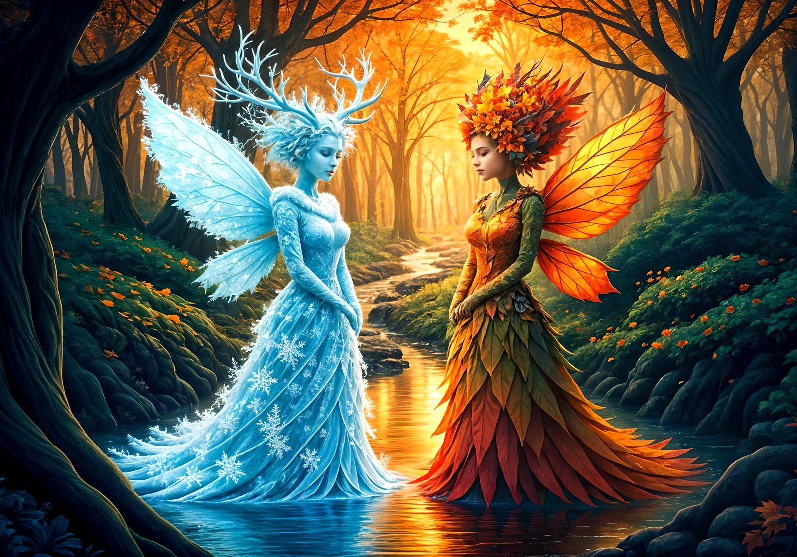 Seasons Meeting  by @Mountain88