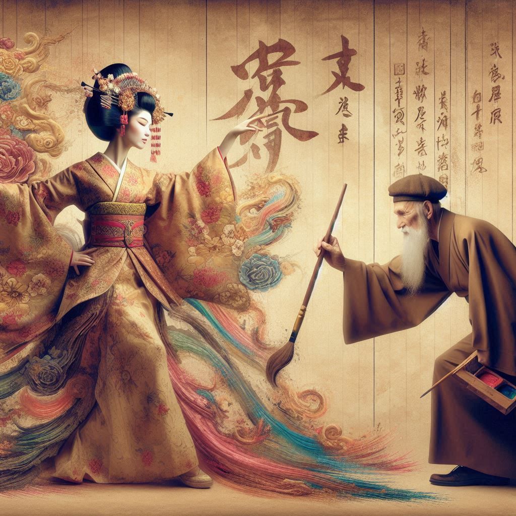 Geishas of different aspects