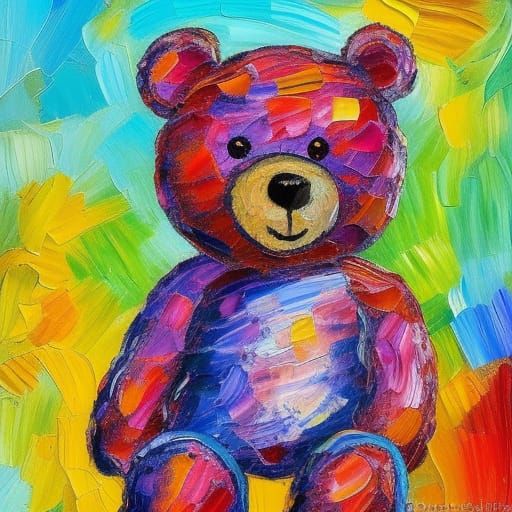 Beautiful woman teddy bear.