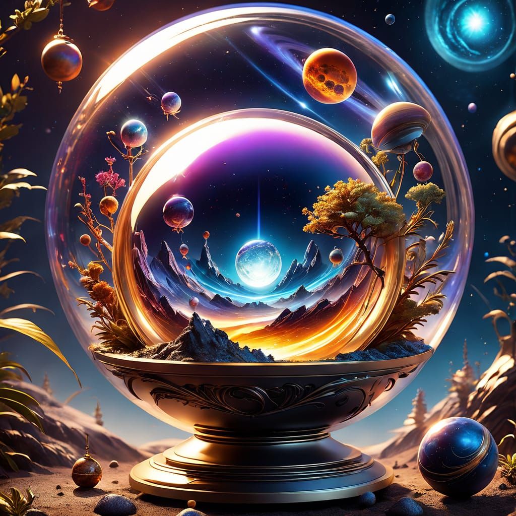 Glass ball universe
