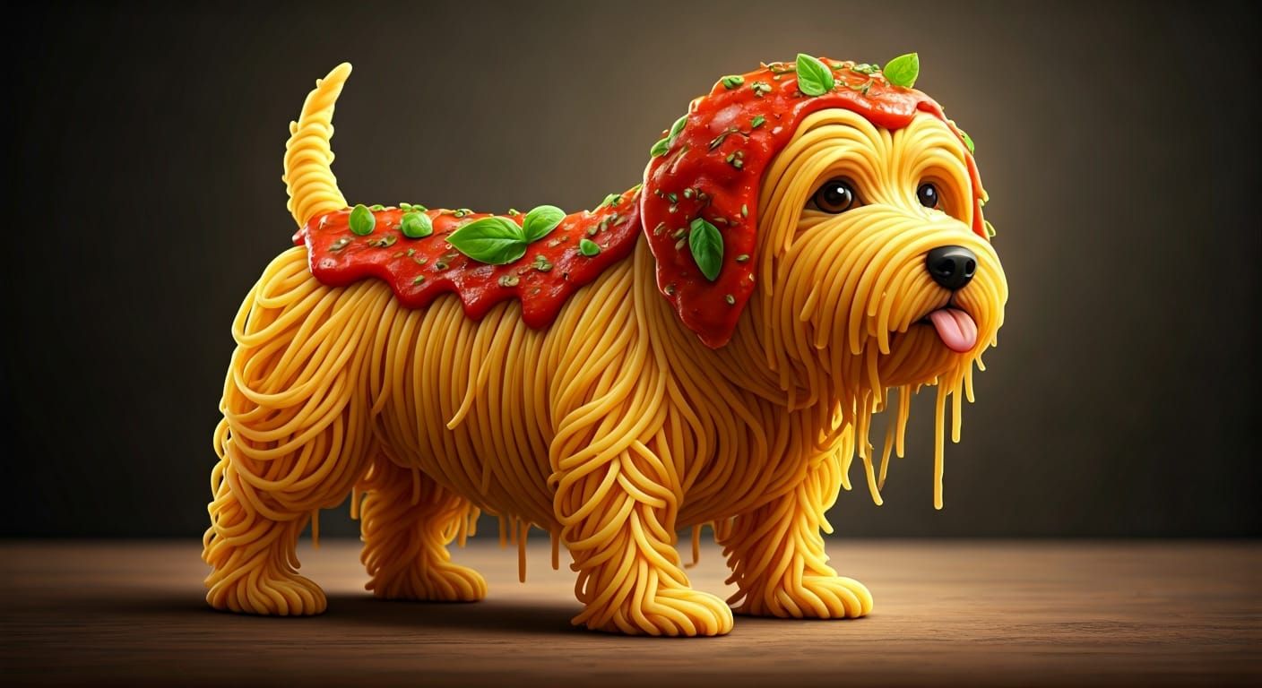 Pasta La Vista, Doggy  by @Syneris