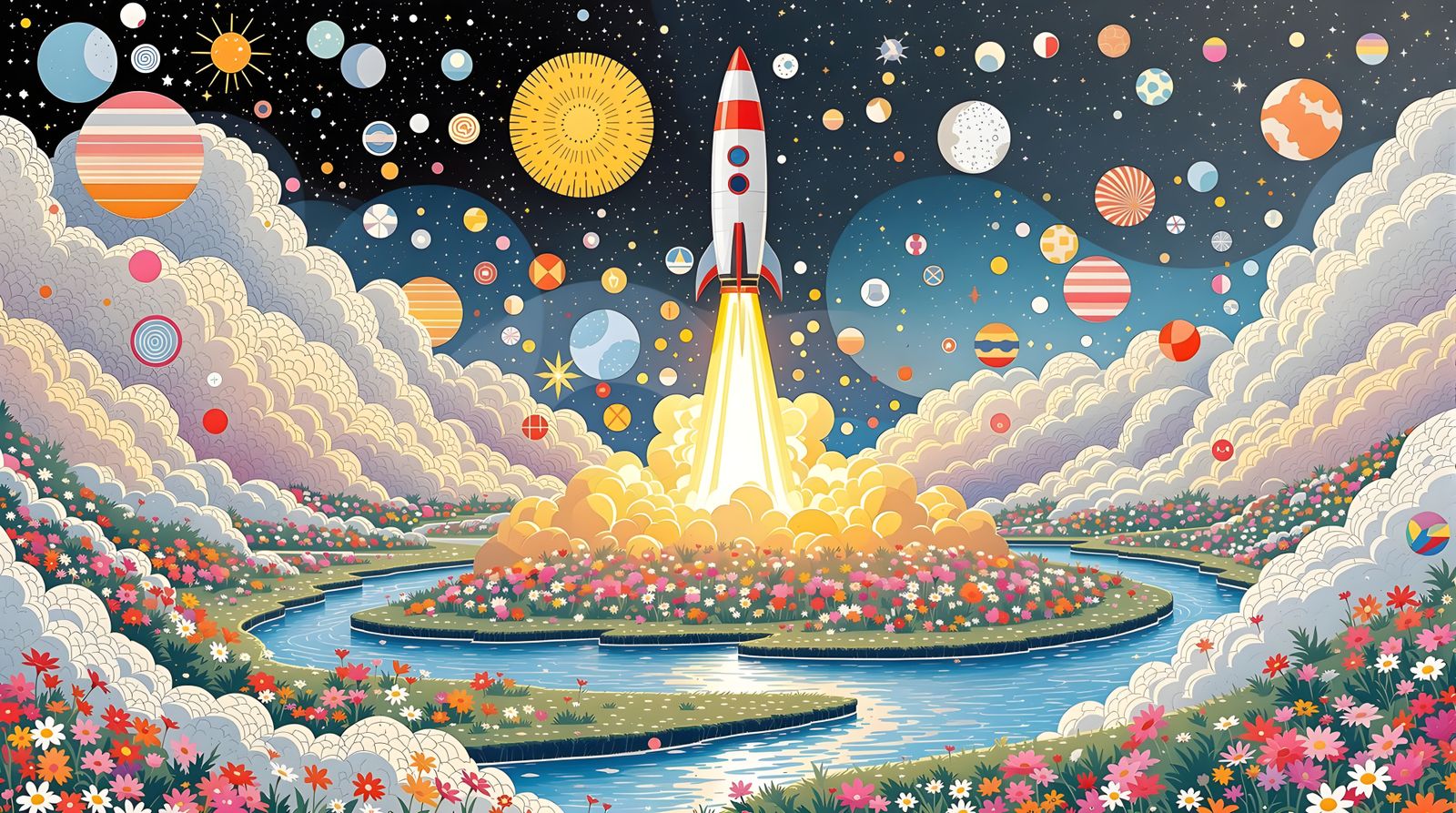 Rocket Launch  by @Josh