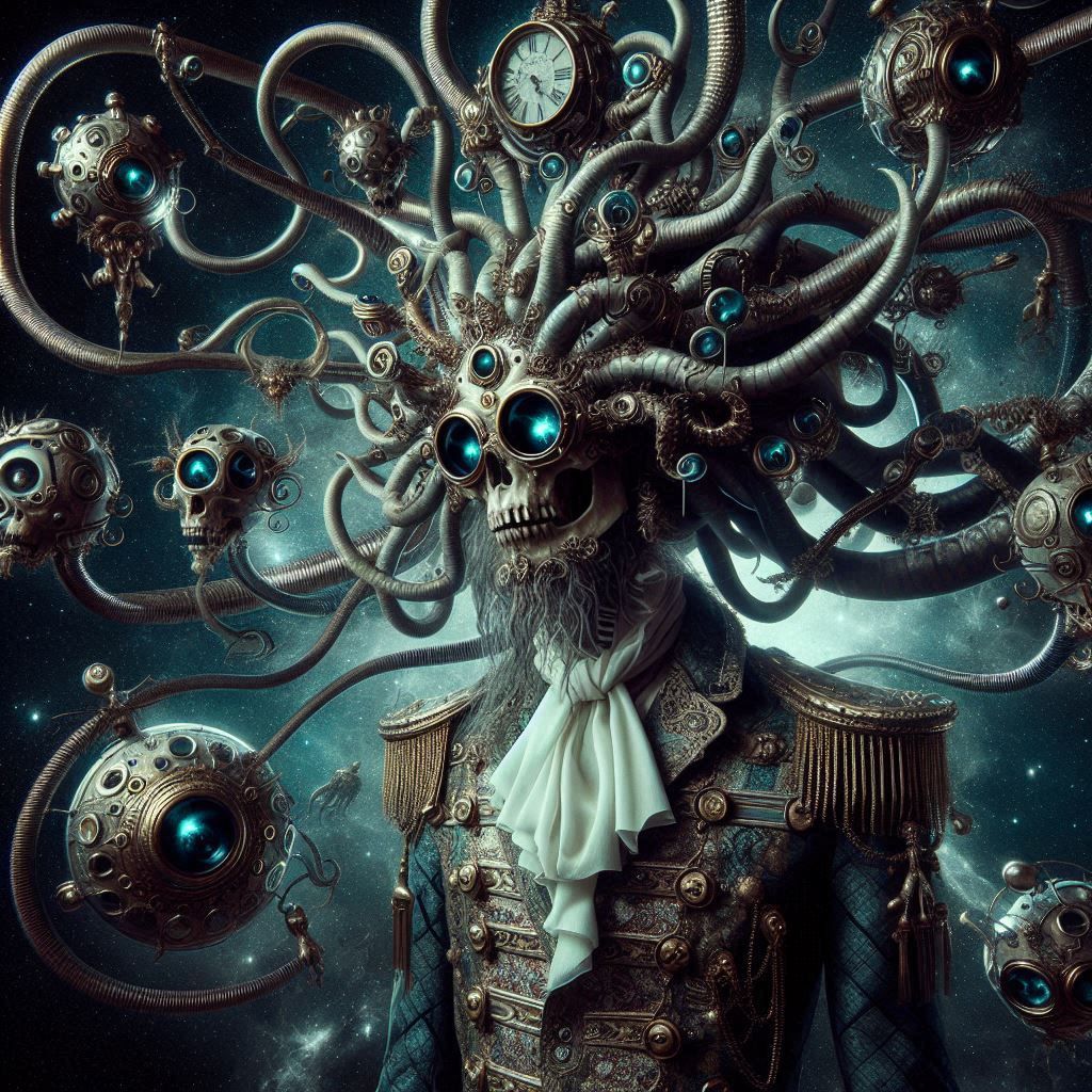 Macabre Cyberpunk Medusa