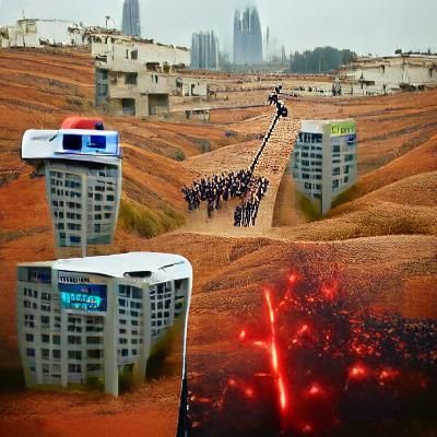 High ground dystopian reality