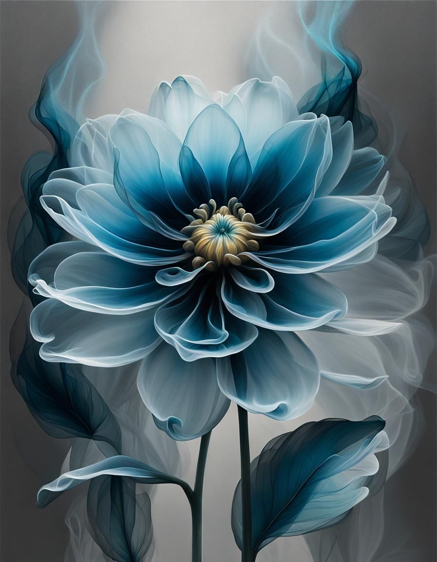 Blue flower