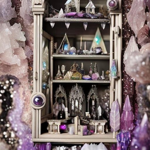 Curio Crystals Vanity