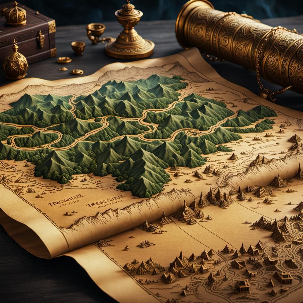 Trade Routes to Treasure  by @Ratso