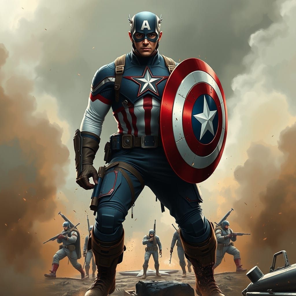 Captain America  by @possom2009