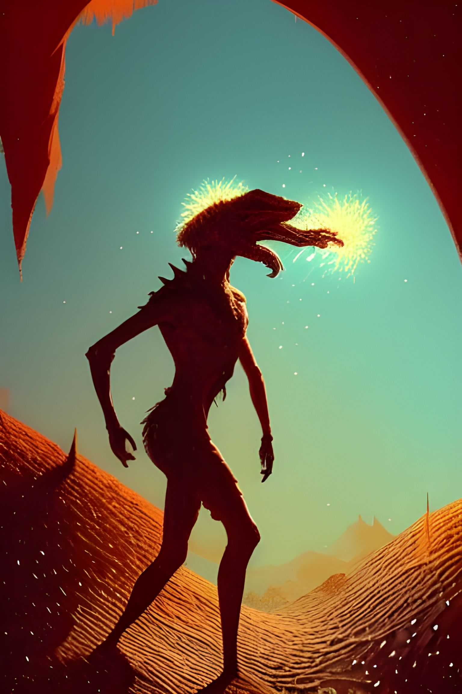 Desert creature, alien