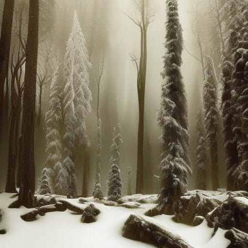 narnia winter forest