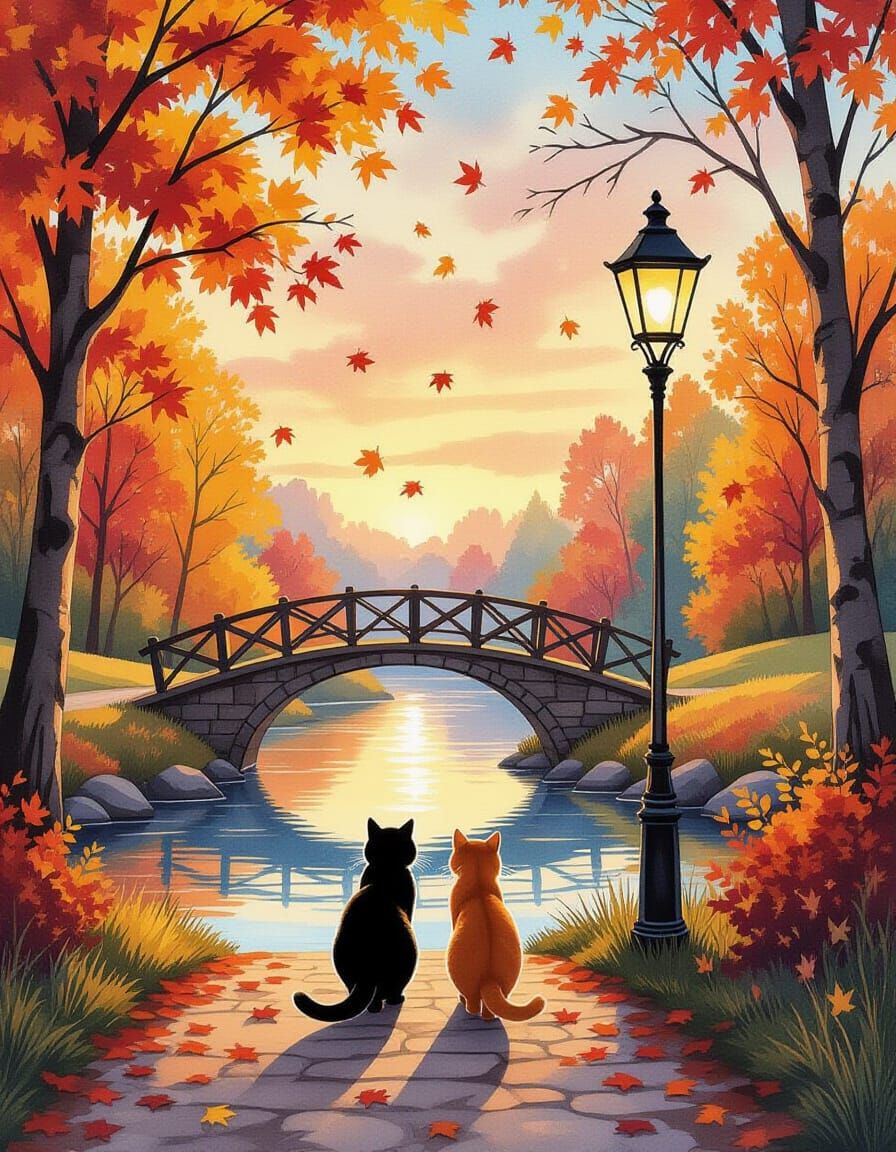 Purrfect Evening  by @Myoosic