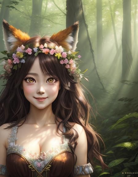 DreamShaper v8: Joy Foxgirl
