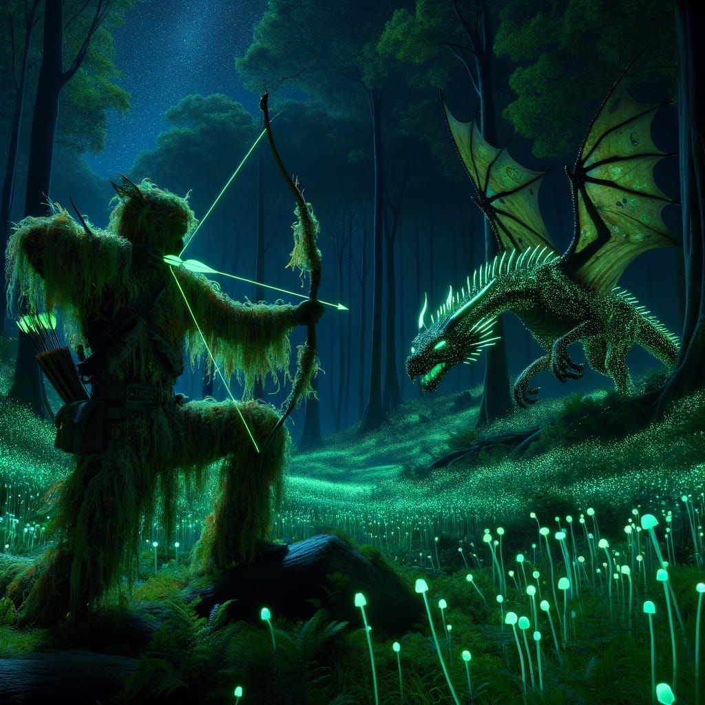 Bioluminescent Forest!