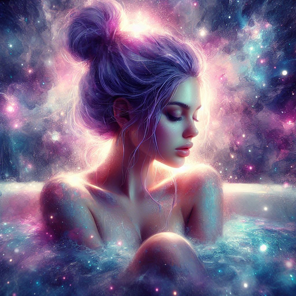Relaxing cosmic bath  by @Lore 