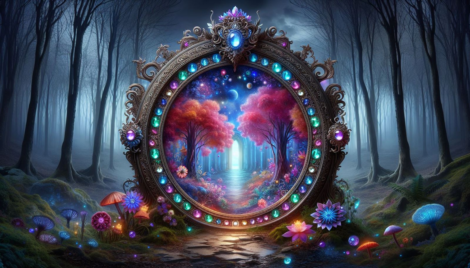 Journey Into a Beautiful World through This Magical Portal