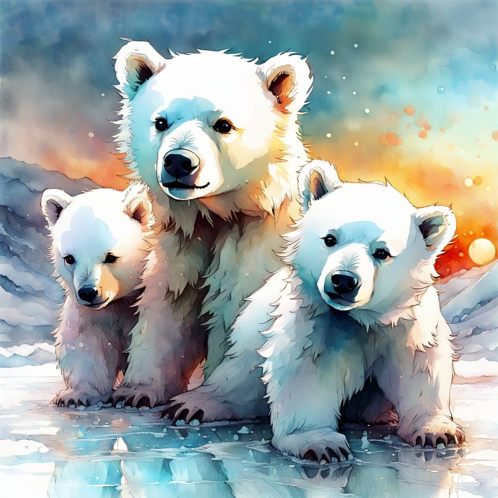 White bears