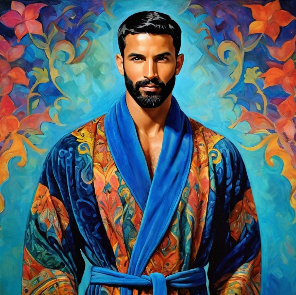 Ārif  · عارف  ·  Portrait of a handsome bearded man