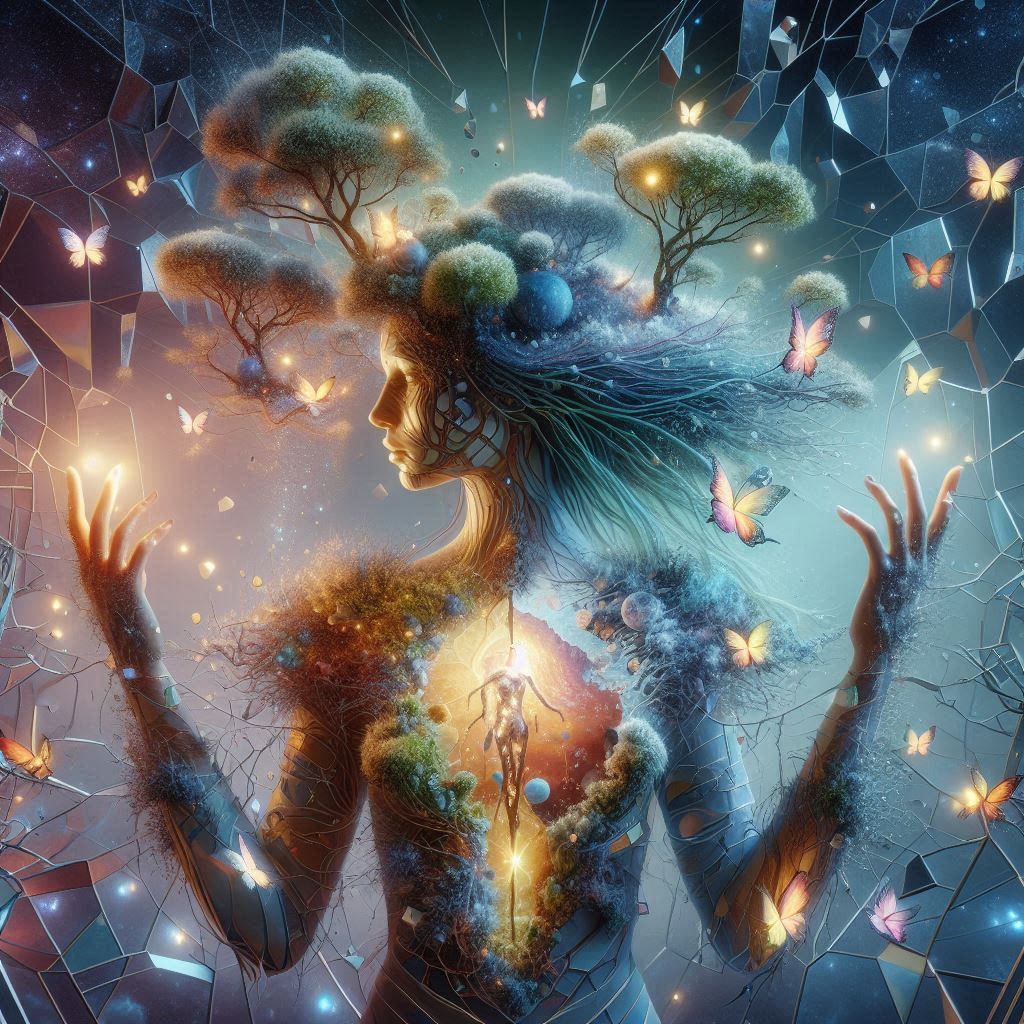 woman is a landscape