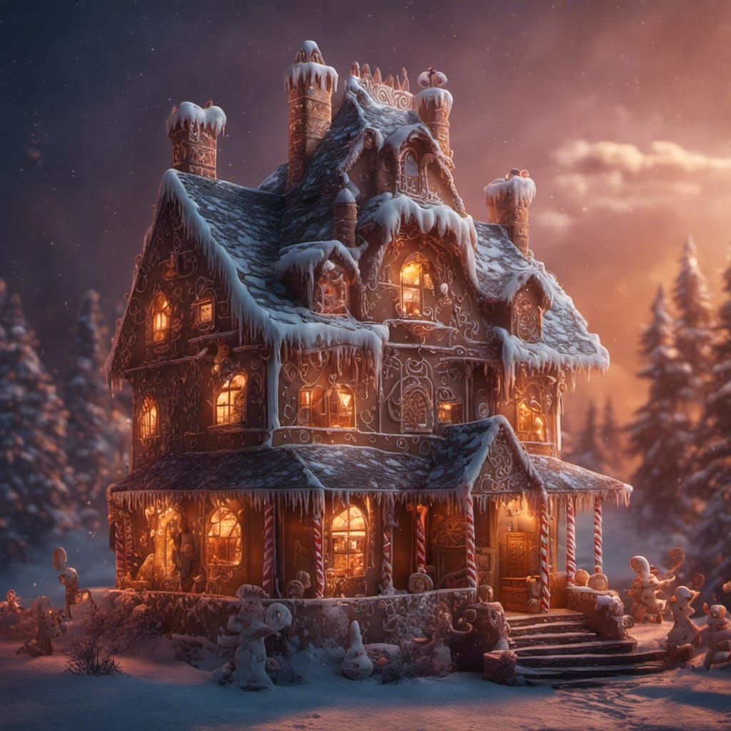 Absolutely beautiful gingerbread house