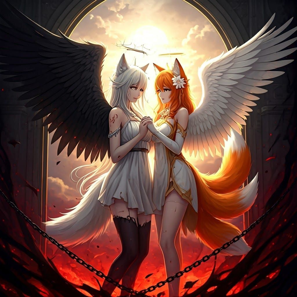 Anime Wolf Girl's Descent into Hell
