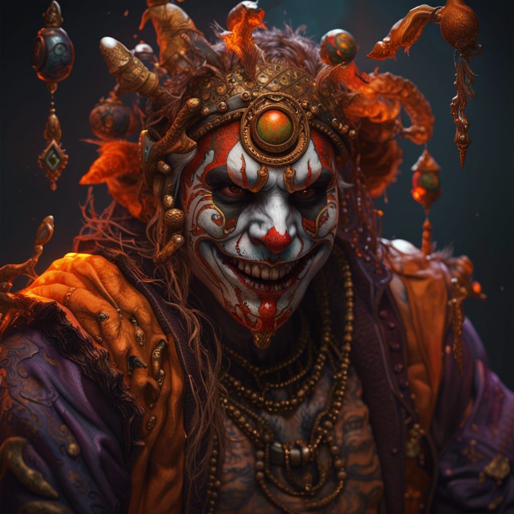 juggalo, style of Ivan Albright