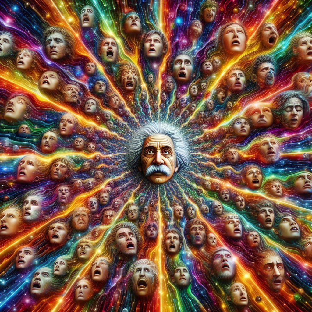 Einstein wielding his bridge