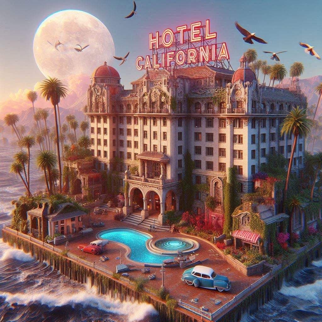 Hotel California >> You can check out any time you like, But you can never leave